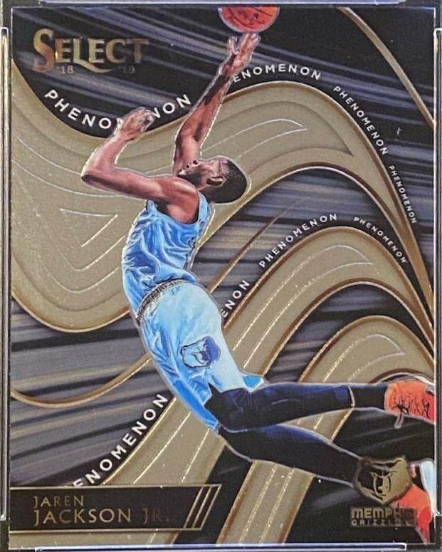 Jaren Jackson Jr. #7 Basketball Cards 2018 Panini Select Phenomenon