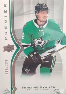 Miro Heiskanen #25 Hockey Cards 2020 Upper Deck Premier