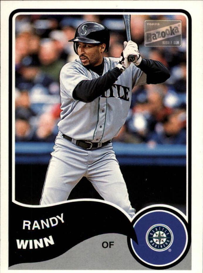 Randy Winn #2 Baseball Cards 2003 Bazooka