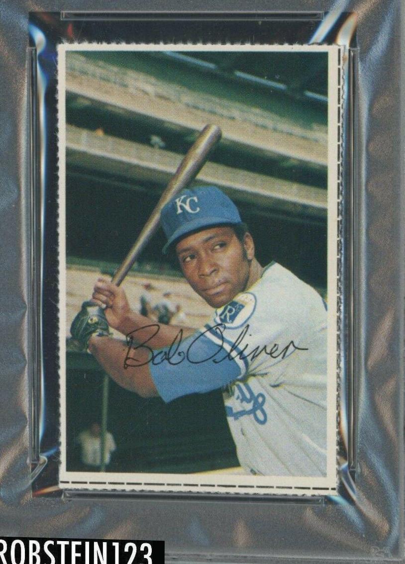 Bob Oliver Baseball Cards 1971 Dell Today's Team Stamps