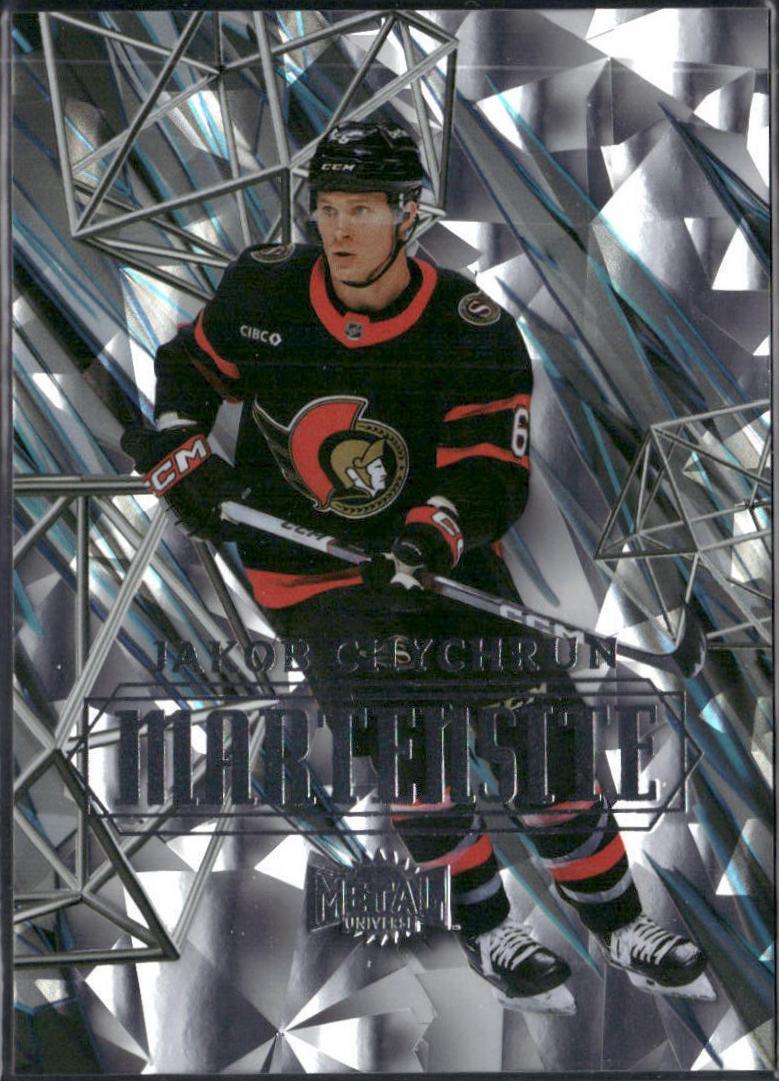 Jakob Chychrun #MT-26 Hockey Cards 2023 SkyBox Metal Universe Martensite