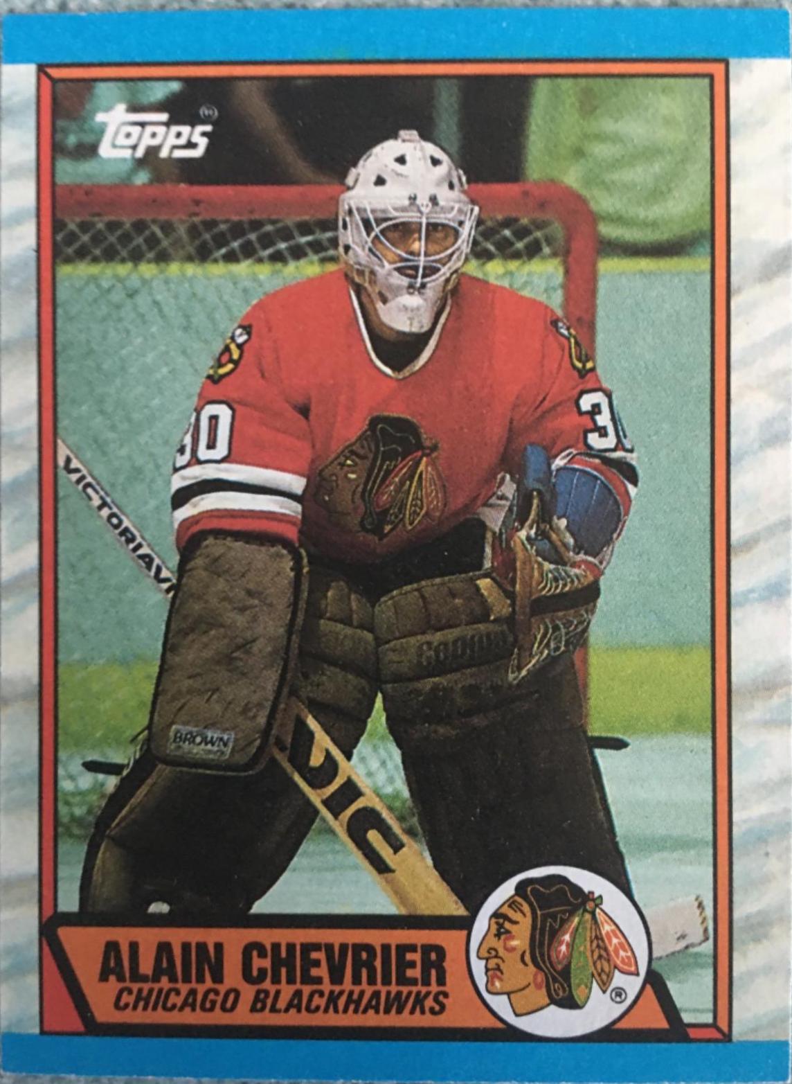 Alain Chevrier #132 Hockey Cards 1989 Topps