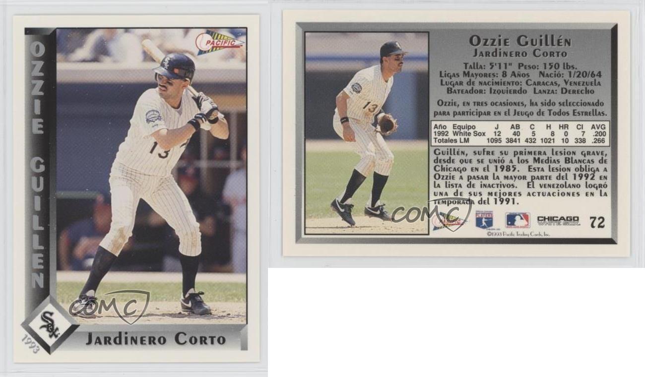 Ozzie Guillen #72 Baseball Cards 1993 Pacific Spanish