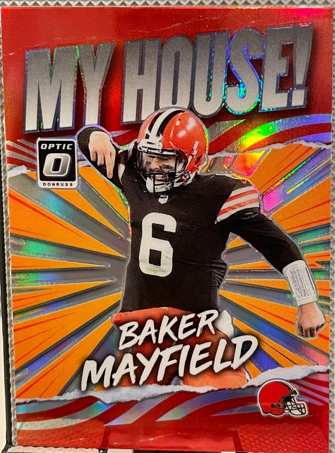 Baker Mayfield #MH-10 Football Cards 2021 Panini Donruss Optic My House