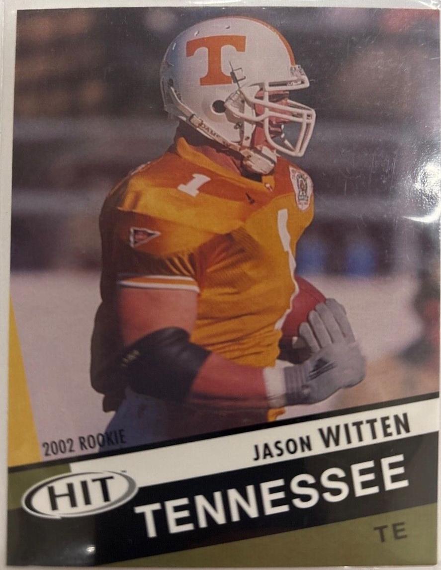 Jason Witten #10 Football Cards 2003 Sage Hit