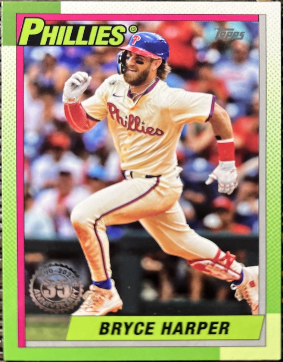 Bryce Harper #T90-15 Baseball Cards 2025 Topps 1990