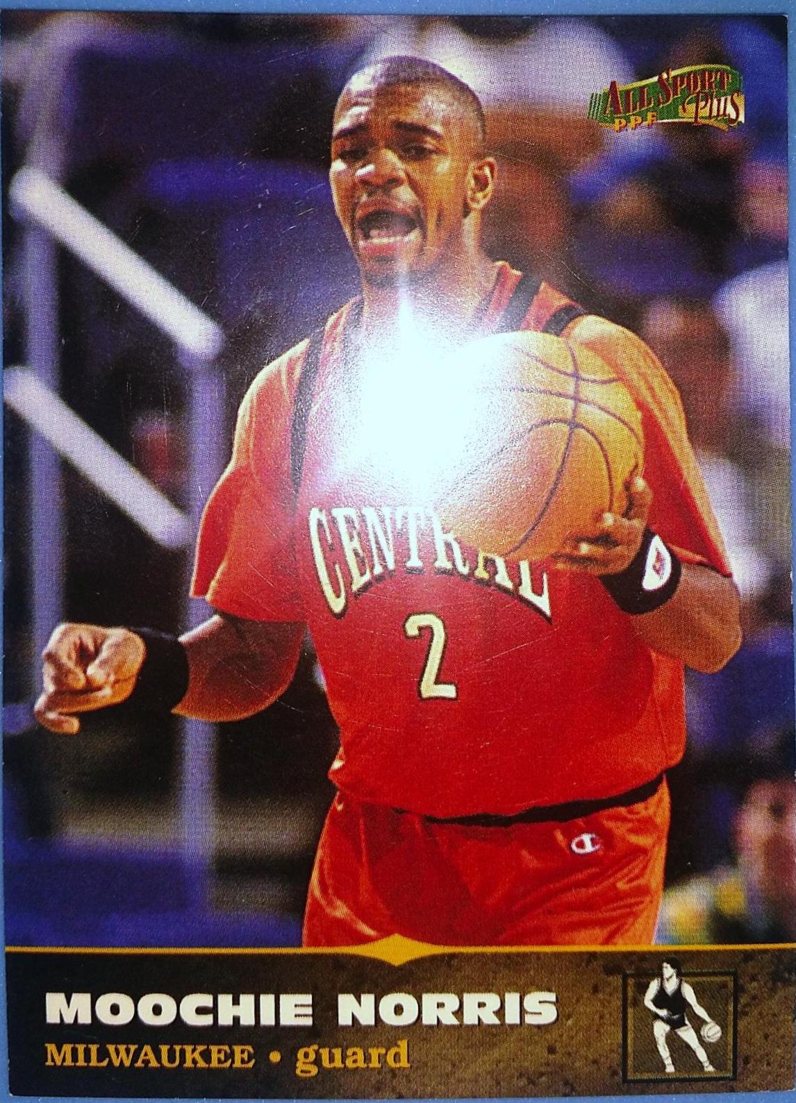 Moochie Norris #118 Basketball Cards 1996 Score Board Draft Day