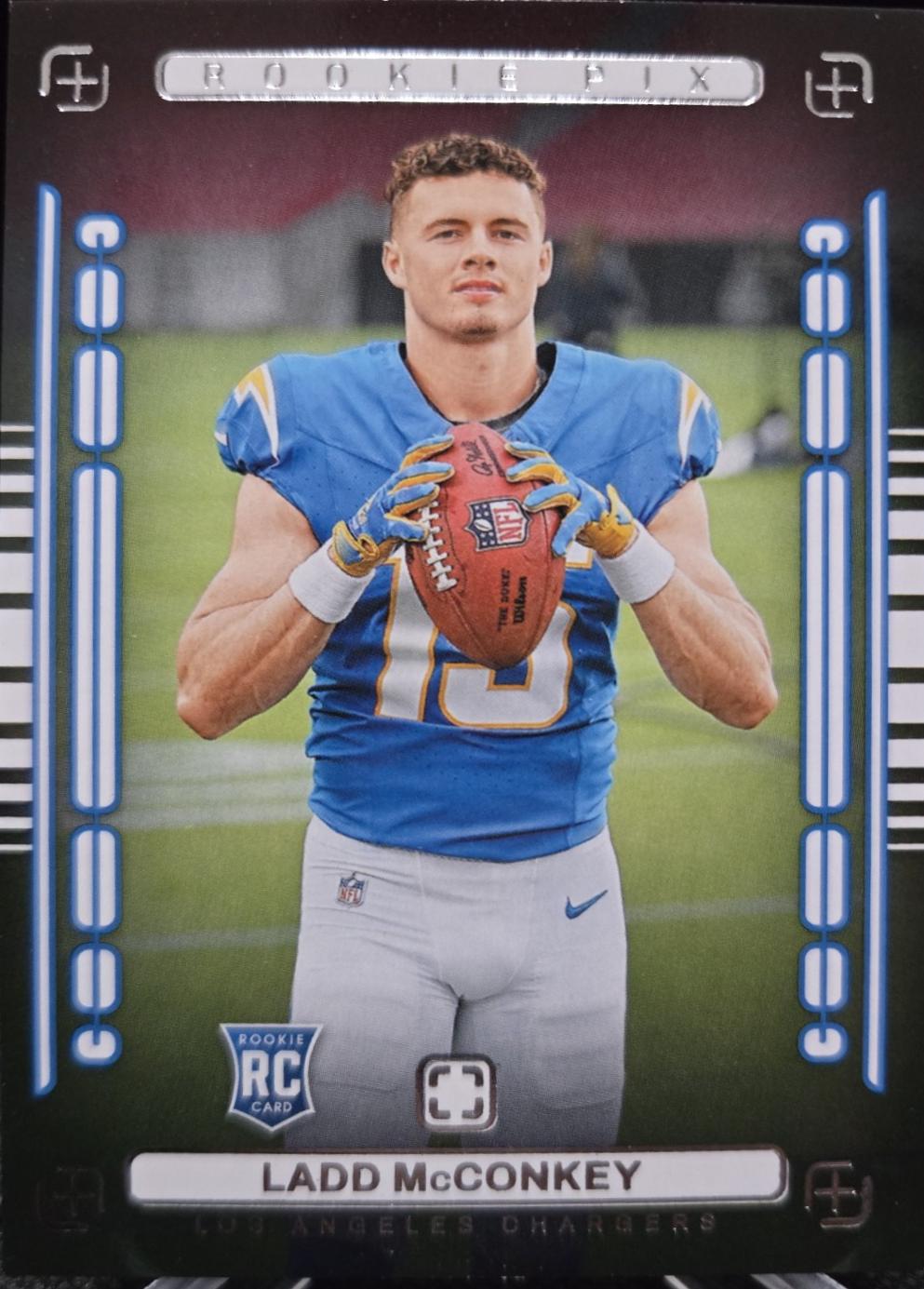 Ladd McConkey #5 Football Cards 2024 Panini Photogenic Rookie Pix