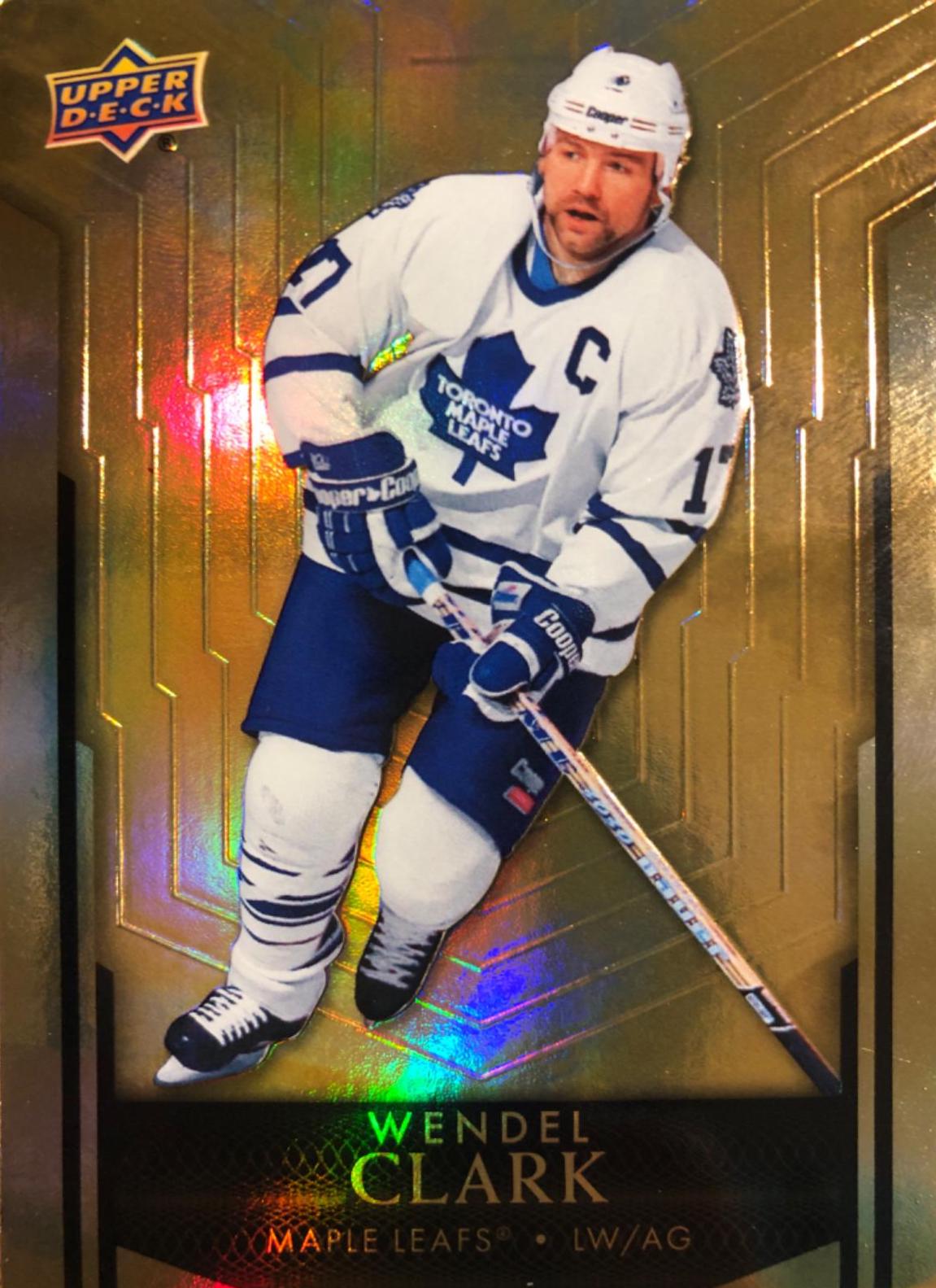 Wendel Clark #19 Hockey Cards 2023 Upper Deck Tim Hortons Legends