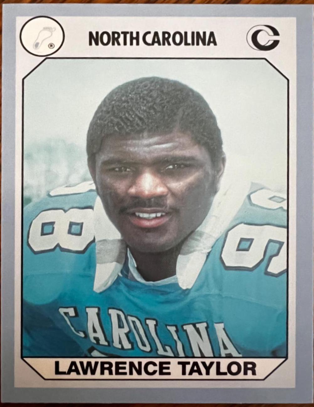 Lawrence Taylor Collegiate Collection #86 Basketball Cards 1990 Collegiate Collection North Carolina