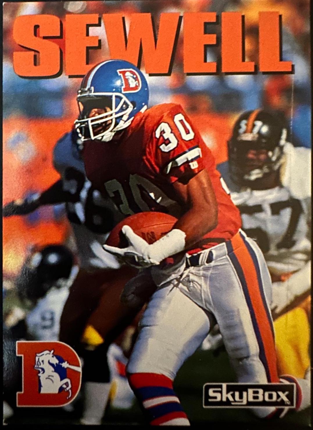 Steve Sewell #23 Football Cards 1992 Skybox Impact