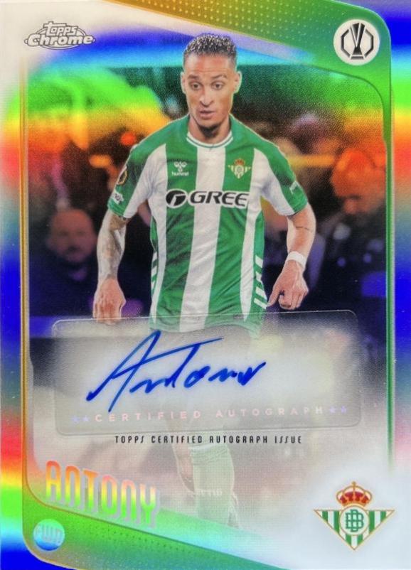 Antony #CA-A 2025 Topps Chrome UEFA Autograph
