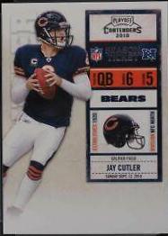 Jay Cutler #16 Football Cards 2010 Playoff Contenders