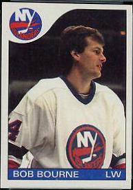 Bob Bourne #97 Hockey Cards 1985 Topps