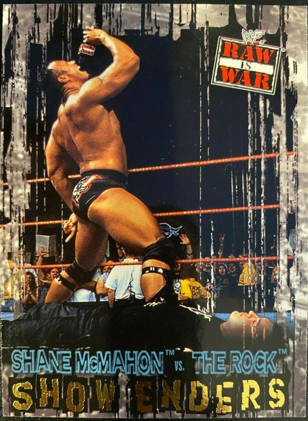 Shane McMahon, The Rock #96 Wrestling Cards 2001 Fleer WWF Raw Is War