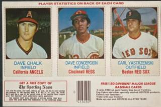Carl Yastrzemski, Dave Chalk, Dave Concepcion