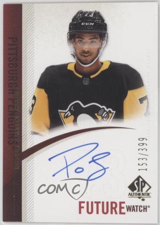 Pierre-Olivier Joseph #RFWA-PJ Hockey Cards 2020 SP Authentic 2000-01 Retro Future Watch Autographs