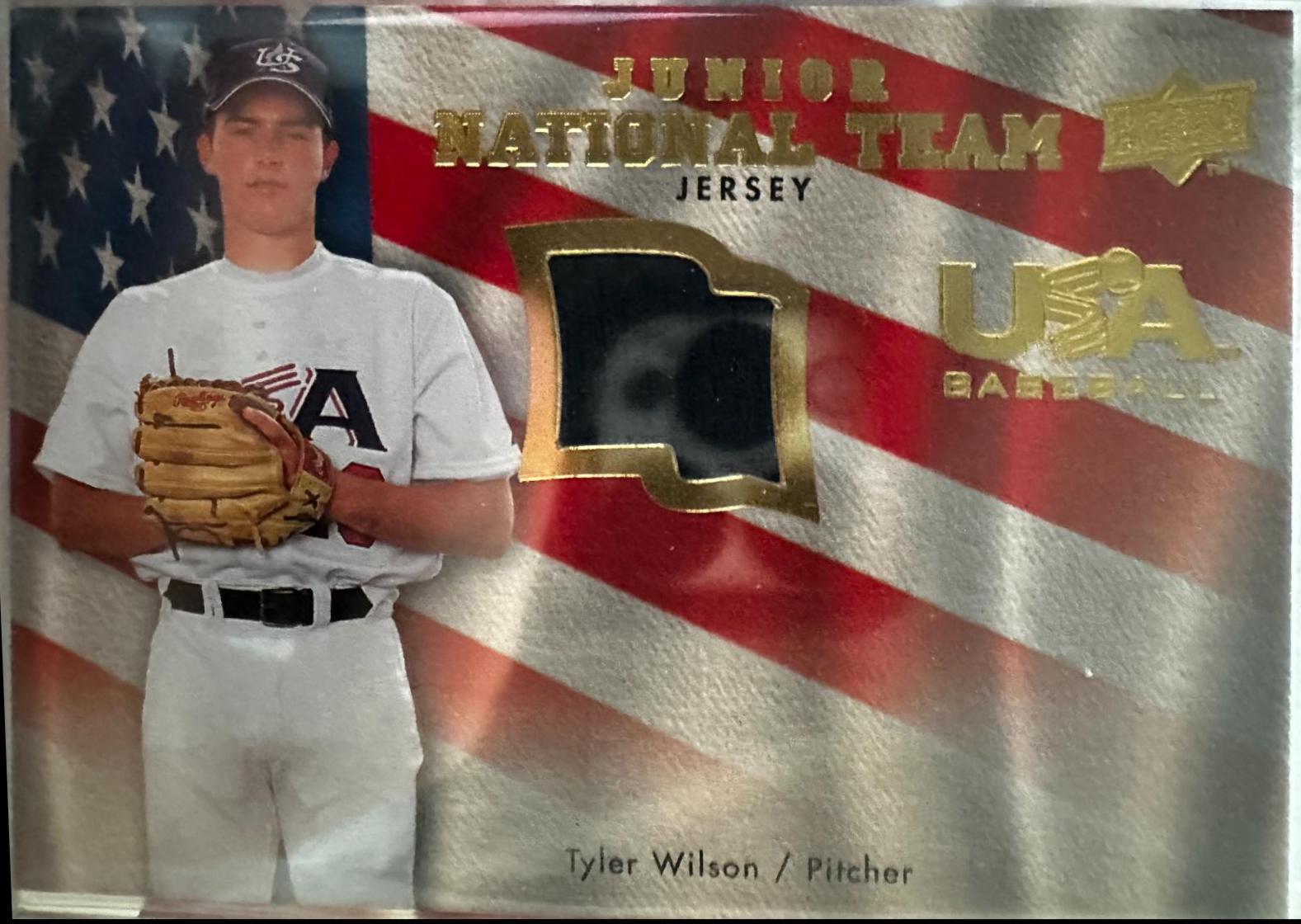 Tyler Wilson #USJR-TW Baseball Cards 2008 Upper Deck USA Junior National Team Jerseys