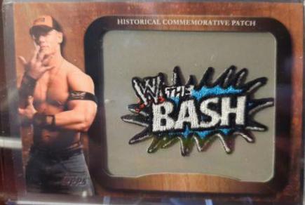 John Cena #P2 Wrestling Cards 2009 Topps WWE Historical Commemorative Patch