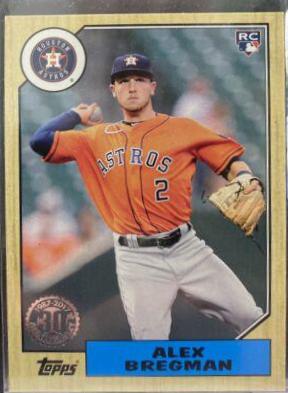 Alex Bregman #87-105 Baseball Cards 2017 Topps 1987