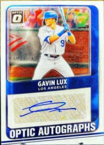 Gavin Lux #OA-GL Baseball Cards 2021 Panini Donruss Optic Autographs