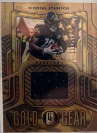 Diontae Johnson #GG-DJO Football Cards 2022 Panini Gold Standard Gear