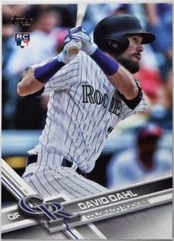 David Dahl #306 Baseball Cards 2017 Topps