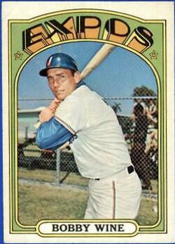 Bobby Wine #657 Baseball Cards 1972 Topps