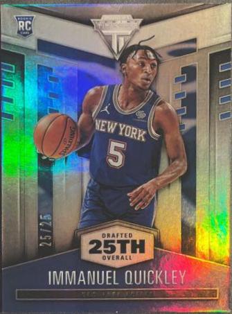 Immanuel Quickley #442 2020-21 Panini Chronicles Basketball