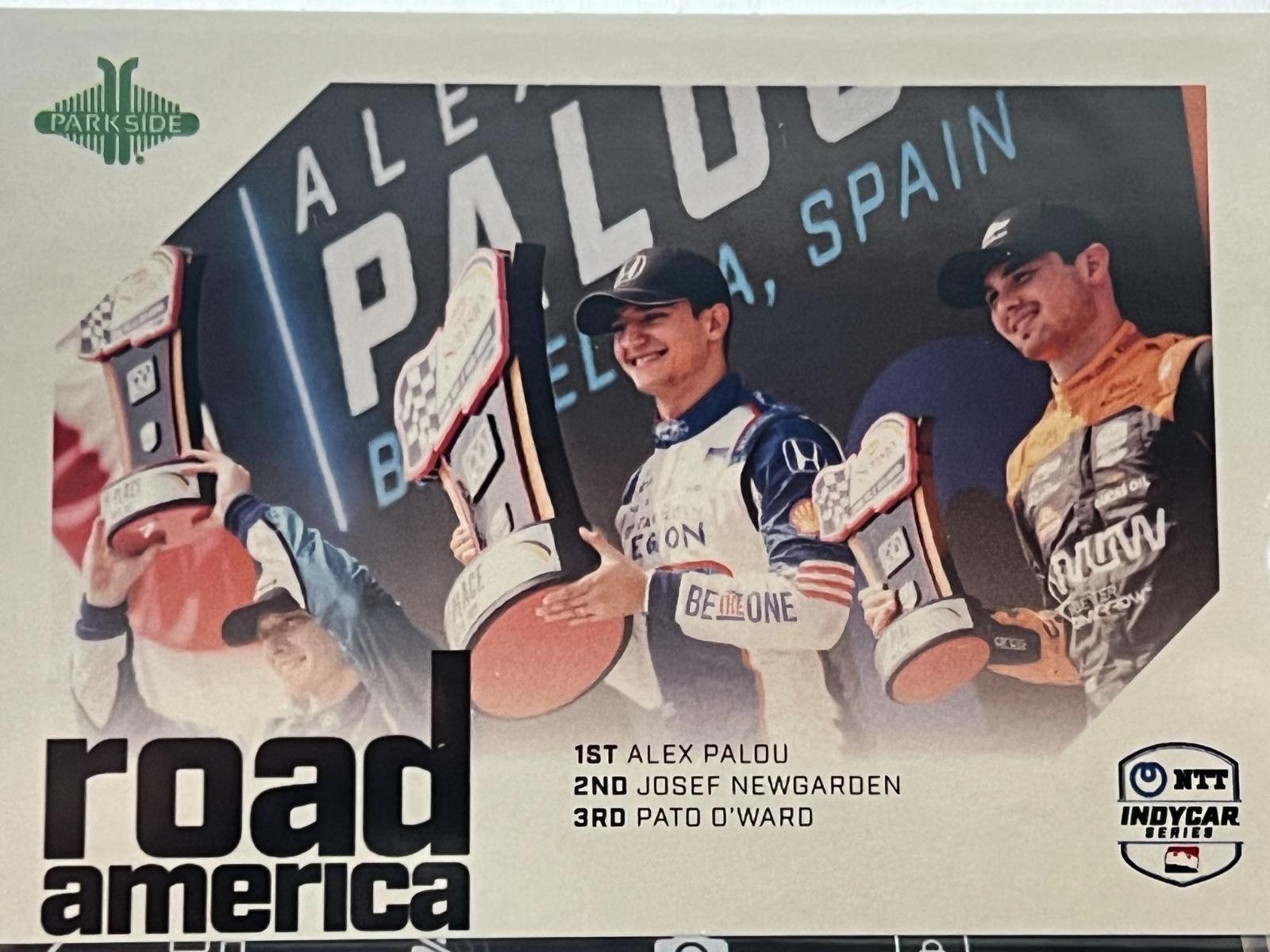 Road America #PF-7 Racing Cards 2024 Parkside NTT IndyCar Podium