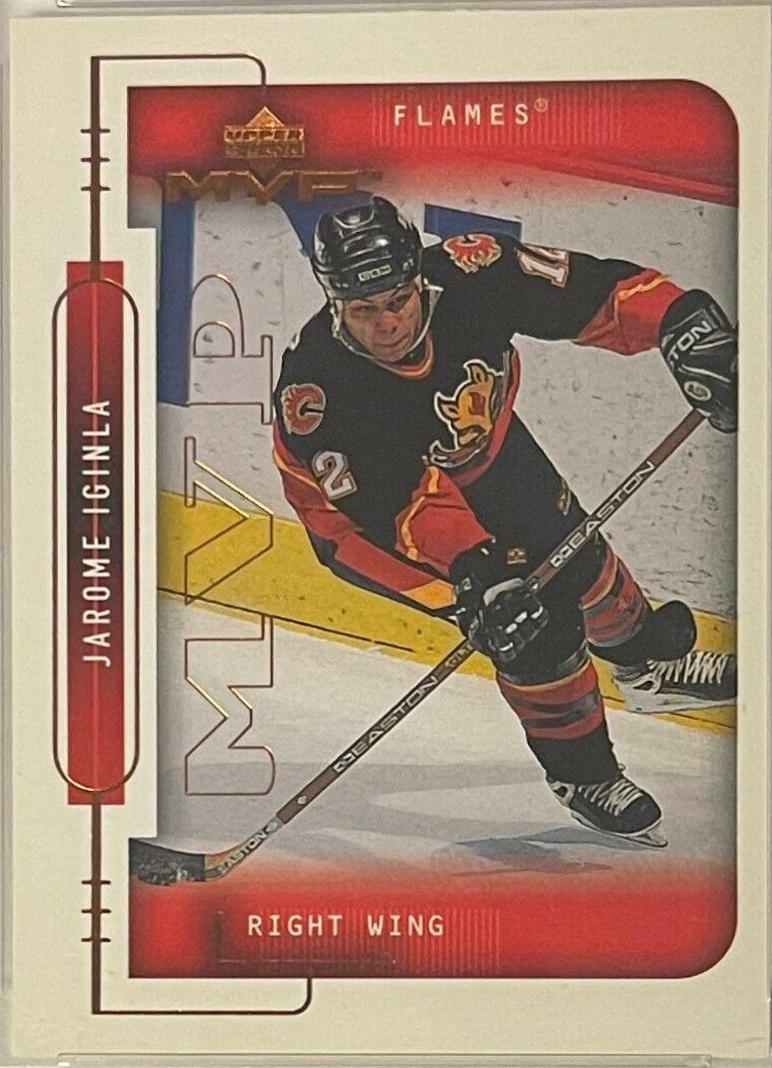 Jarome Iginla #32 Hockey Cards 1999 Upper Deck MVP