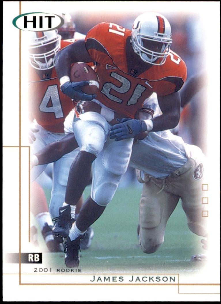 James Jackson #41 2001 Sage Hit Football