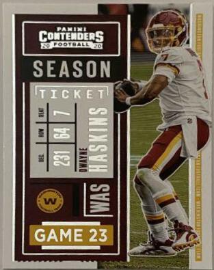 Dwayne Haskins #6 Football Cards 2020 Panini Contenders