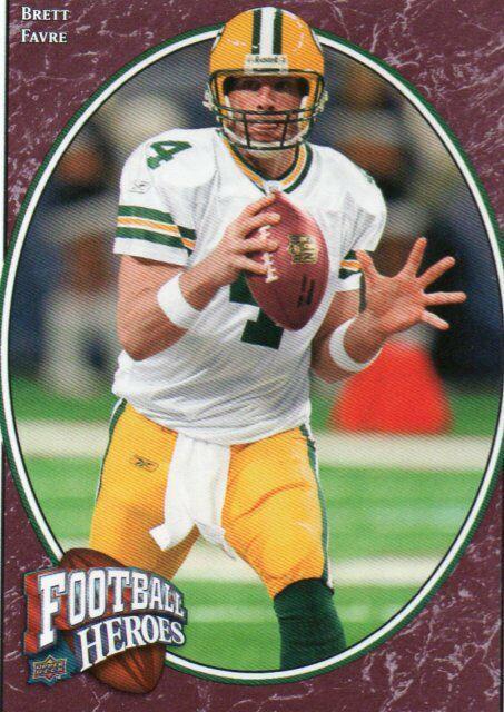 Brett Favre #6 Football Cards 2008 Upper Deck Heroes