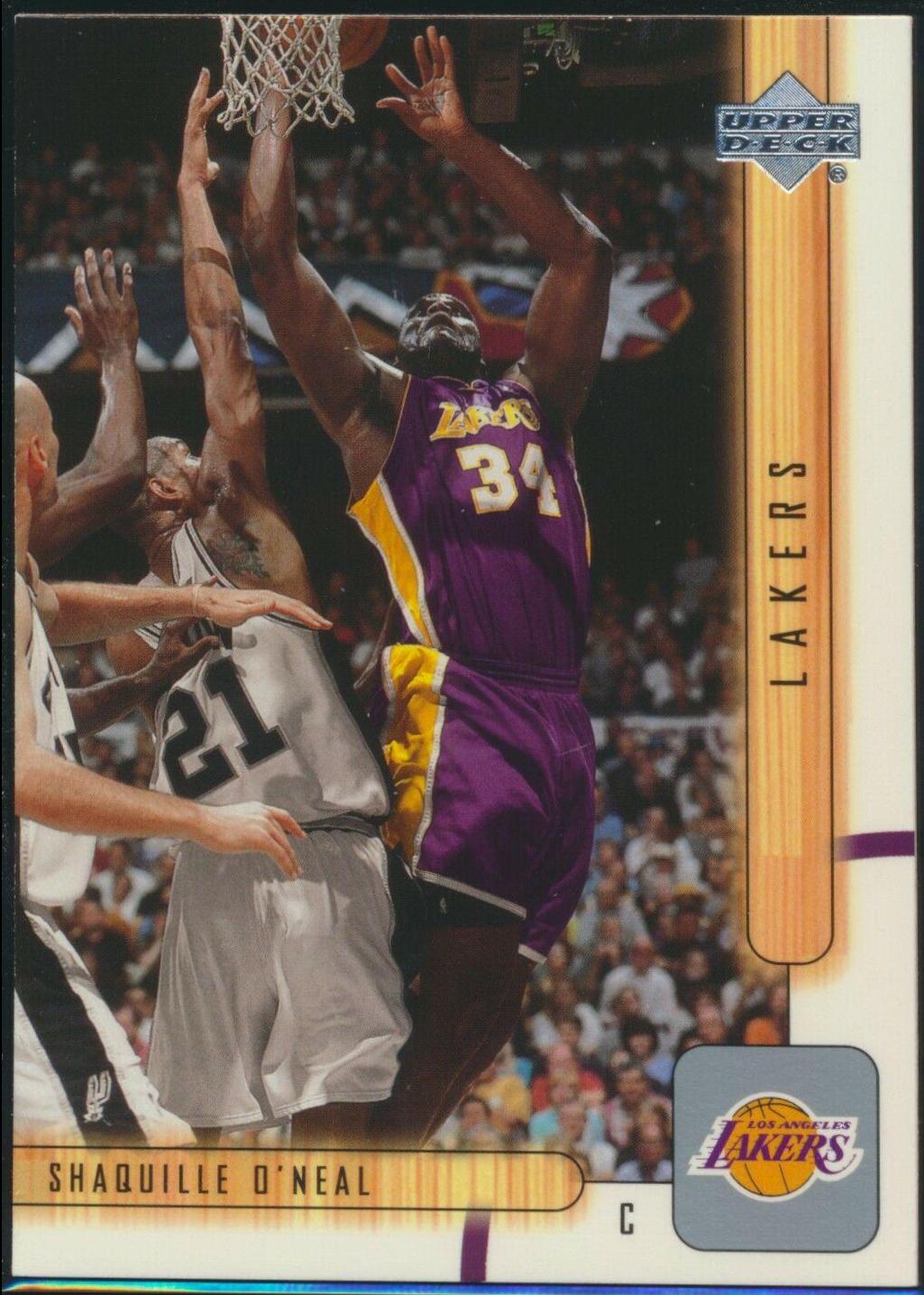 Shaquille O'Neal #75 Basketball Cards 2001 Upper Deck