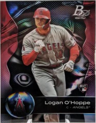 Logan O'Hoppe #60 Baseball Cards 2023 Bowman Platinum