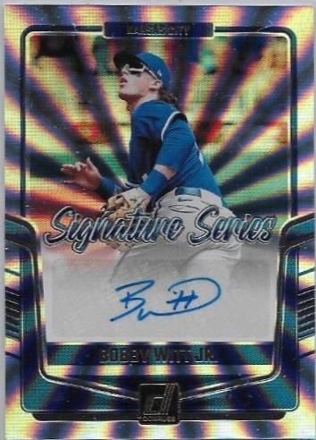 Bobby Witt Jr. #SS-BWJ Baseball Cards 2024 Donruss Signature Series