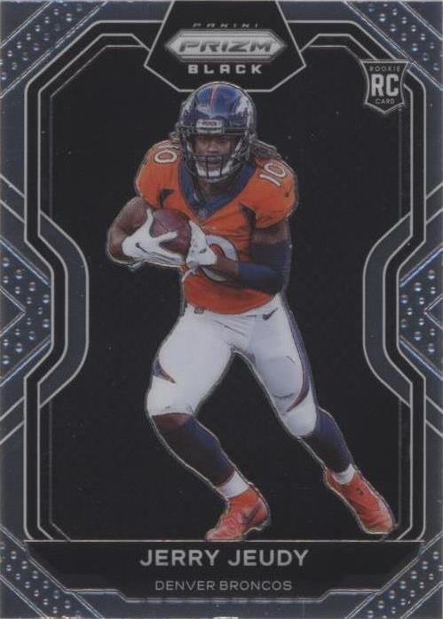 Jerry Jeudy #PB-12 Football Cards 2020 Panini Chronicles Prizm Black