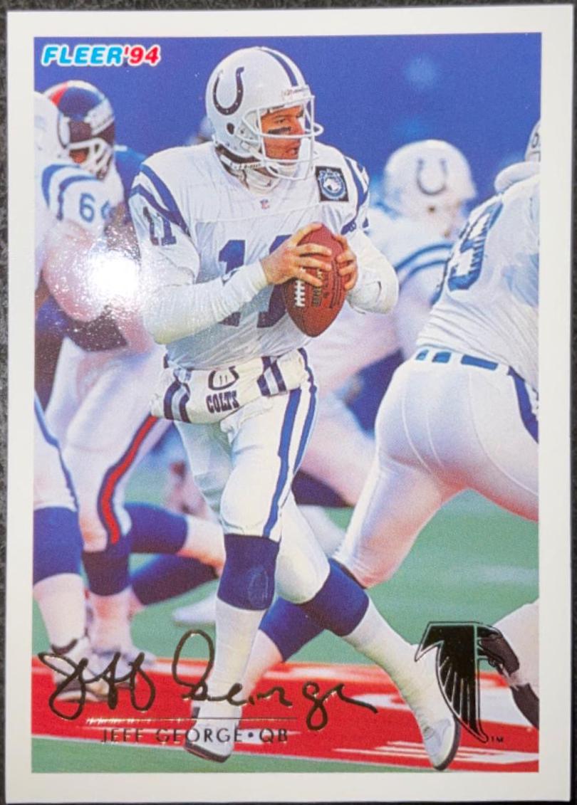 Jeff George #21 Football Cards 1994 Fleer