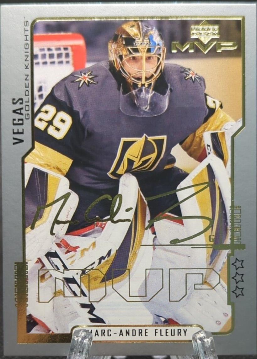 Marc-Andre Fleury #22 2020 Upper Deck MVP 20th Anniversary Hockey
