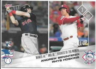 Andrew Benintendi, Rhys Hoskins