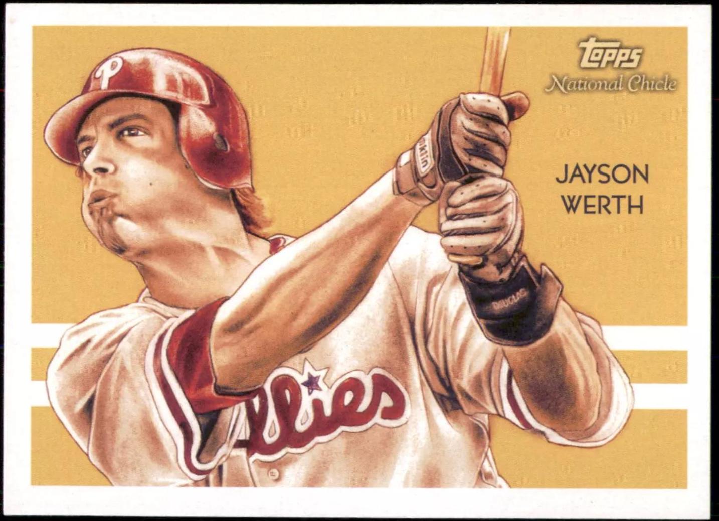 Jason Werth #31 Baseball Cards 2010 Topps National Chicle