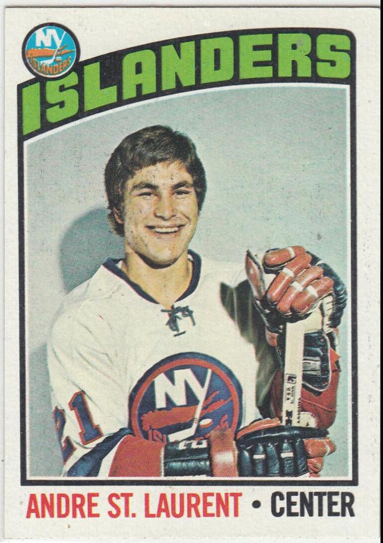 Andre St. Laurent #29 Hockey Cards 1976 Topps