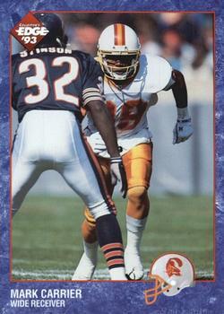 Mark Carrier #242 Football Cards 1993 Collector's Edge