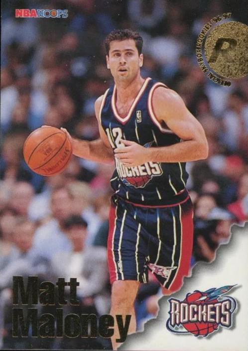 Matt Maloney #299 Basketball Cards 1996 Hoops