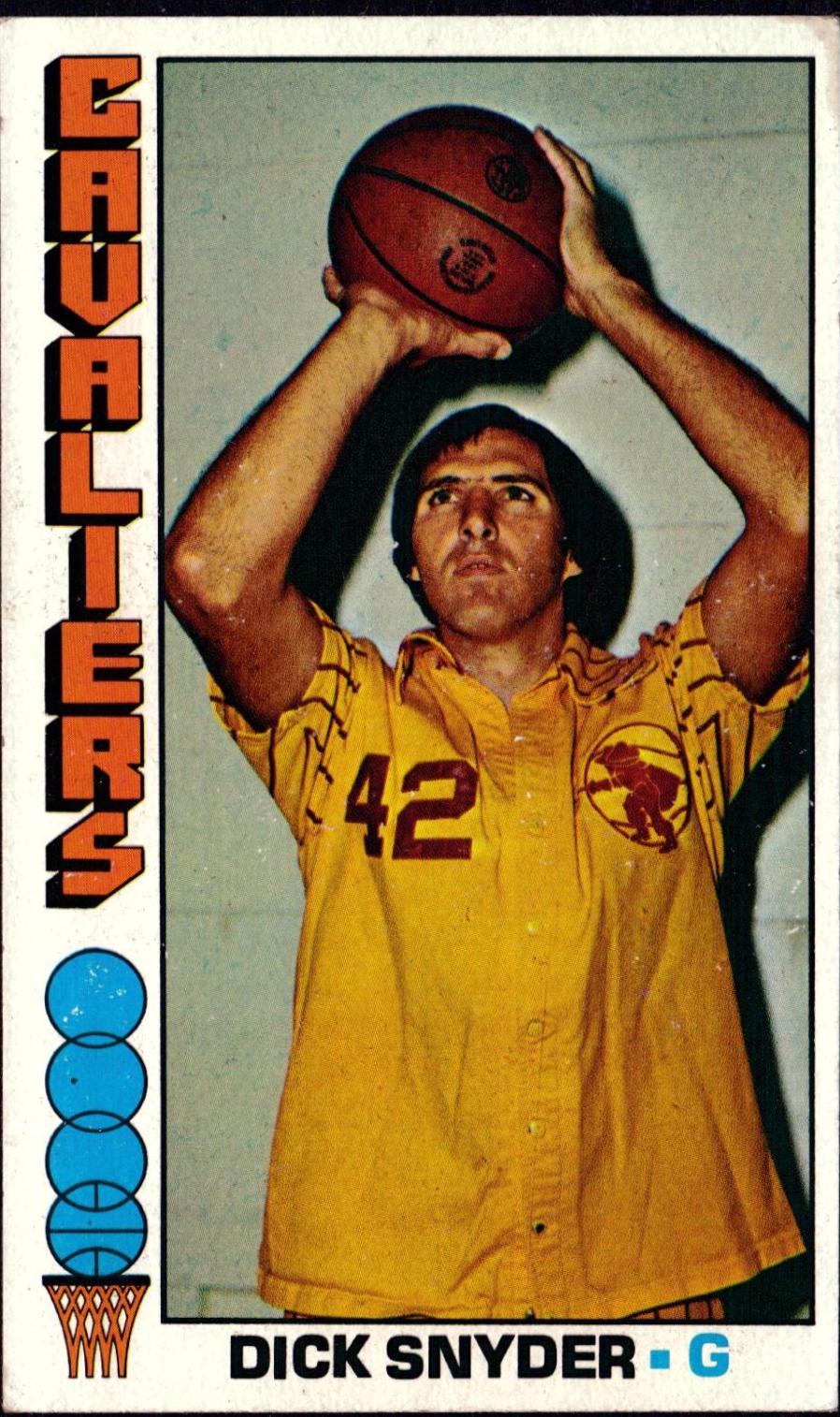 Dick Snyder #2 Basketball Cards 1976 Topps
