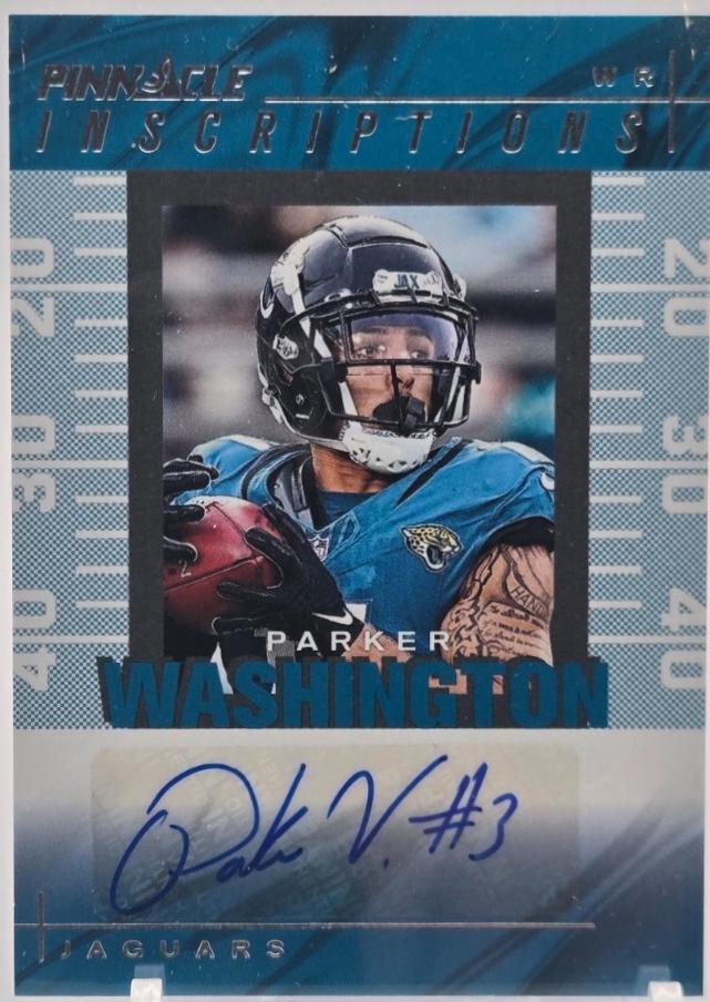 Parker Washington #PI-PWN 2024 Panini Encore Pinnacle Inscriptions Football