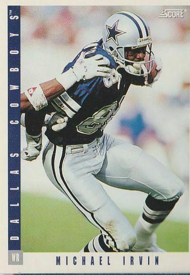Michael Irvin #10 Football Cards 1993 Panini Score