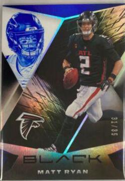 Matt Ryan #4 Football Cards 2021 Panini Black