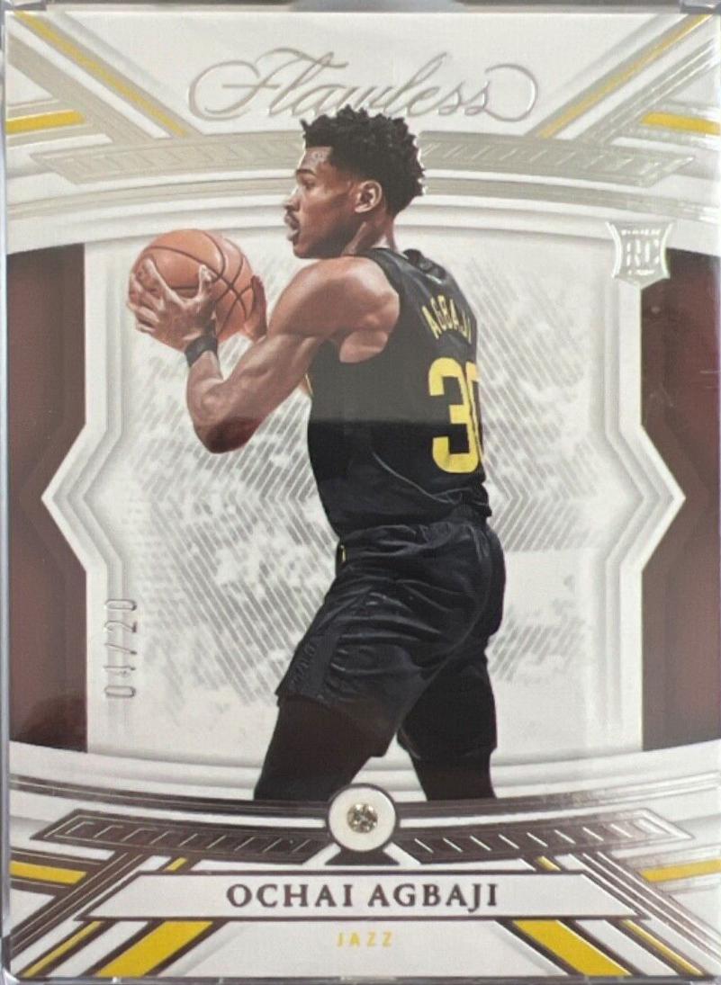 Ochai Agbaji #73 2022-23 Panini Flawless Basketball